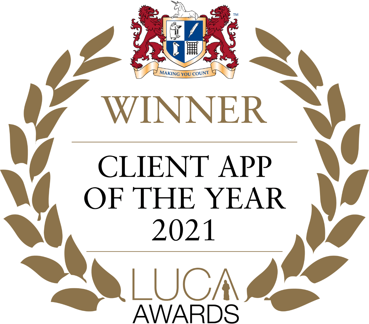Winner: 2021 ICB Luca awards, Client App of the Year