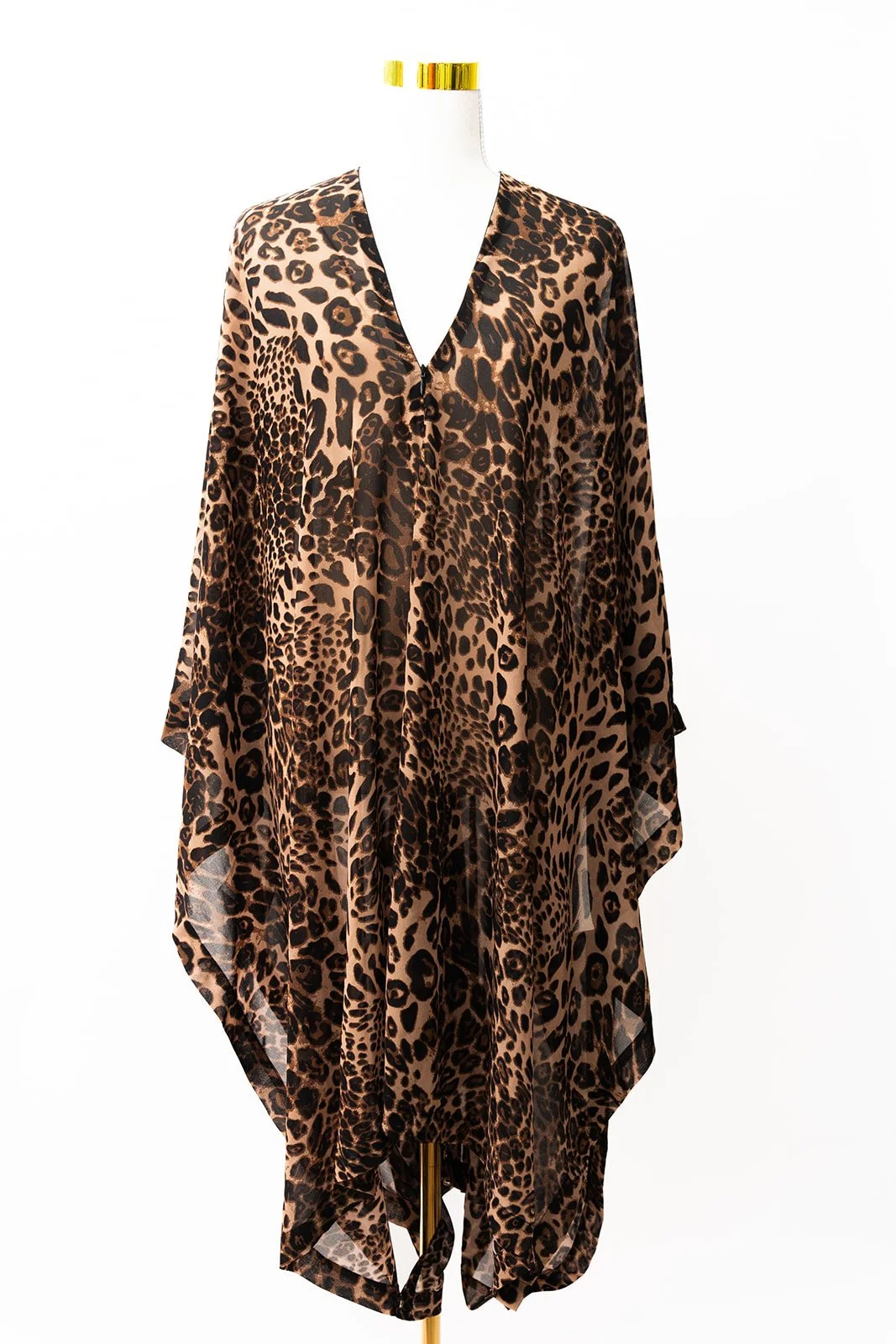 The Anywhere Travel Scarf/Kaftan - Leopard Print - Multus The Label