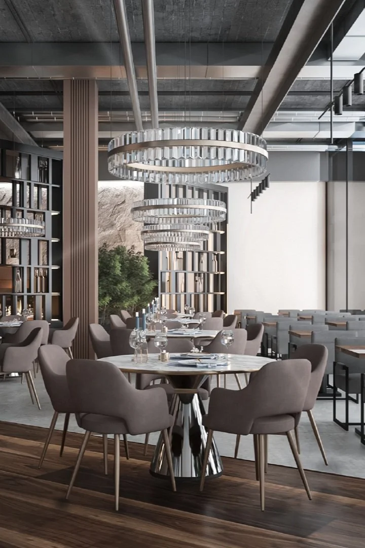 Gemini Restaurant Interior Design Studies