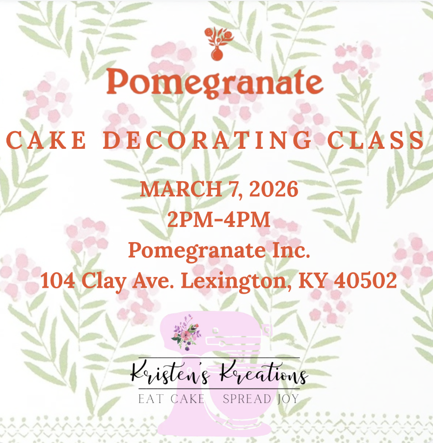 Spring Cake Decorating Class