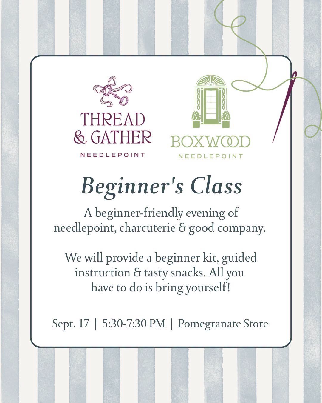 Needlepoint Class