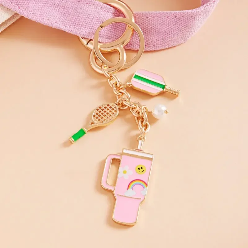 Tennis and Pickleball Keychain/Bag Charm