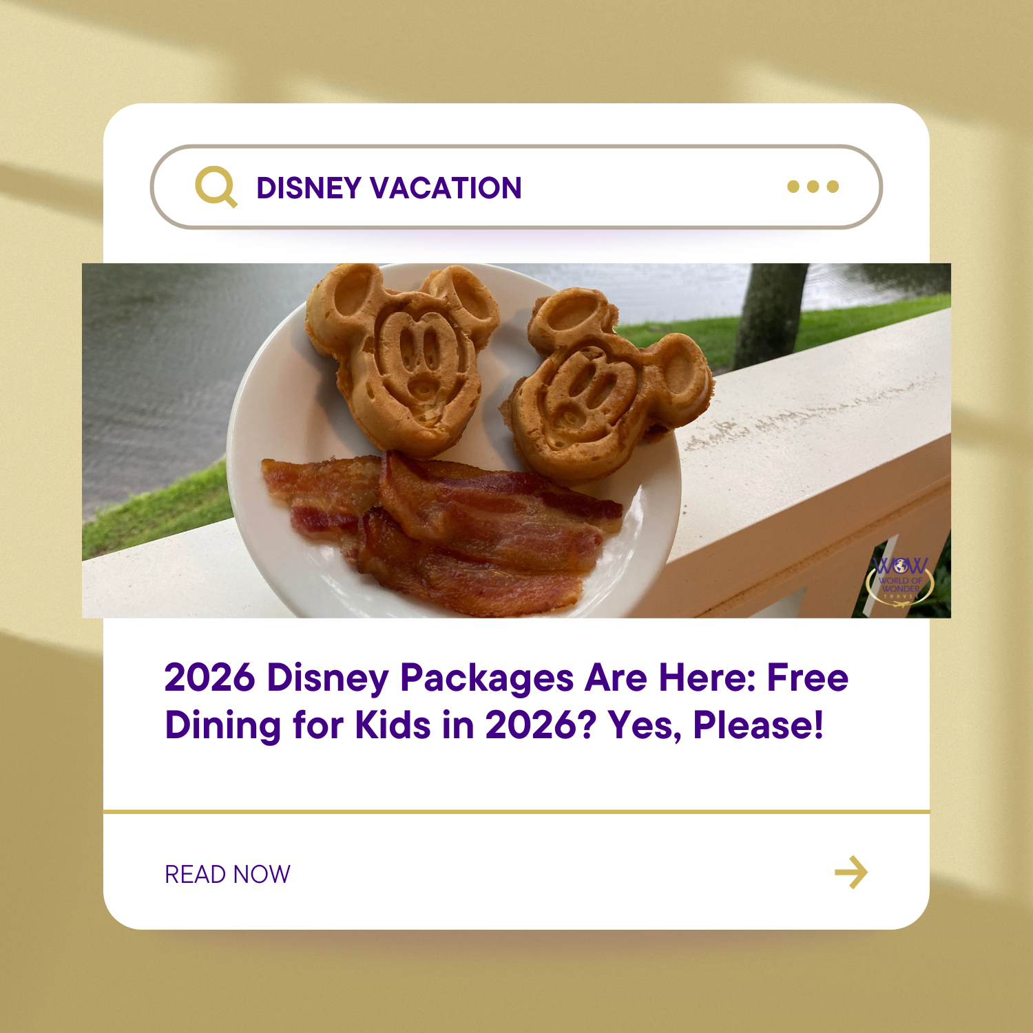 2026 Disney Packages Are Here: Free Dining for Kids in 2026? Yes, Please!
