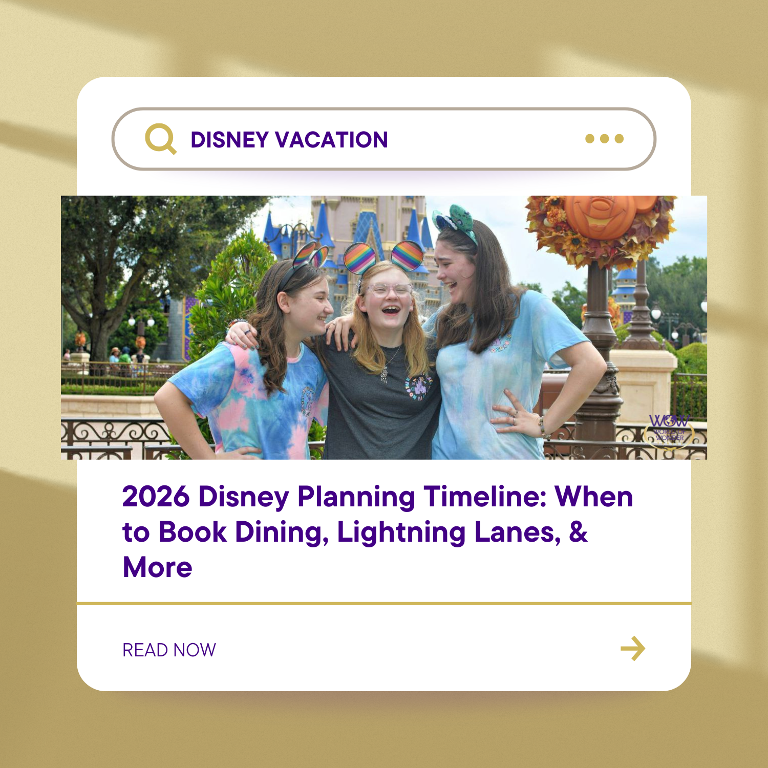 2026 Disney Planning Timeline: When to Book Dining, Lightning Lanes, &amp; More