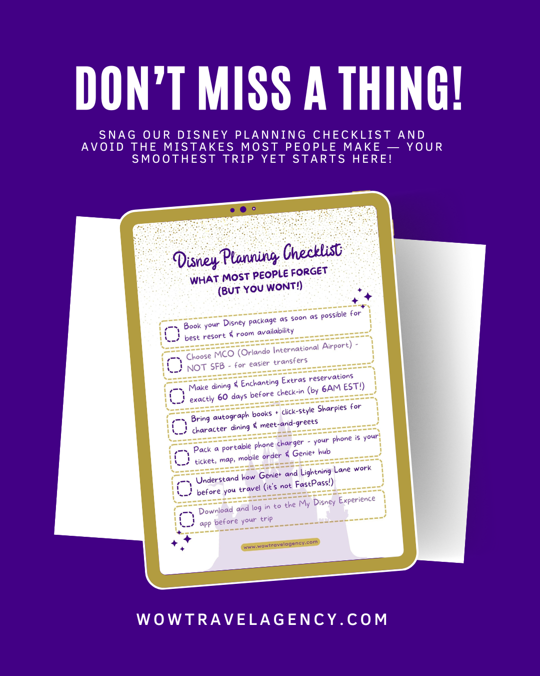 Disney Mistakes To Avoid Checklist World Of Wonder Travel Disney mistakes to avoid checklist world of wonder travel