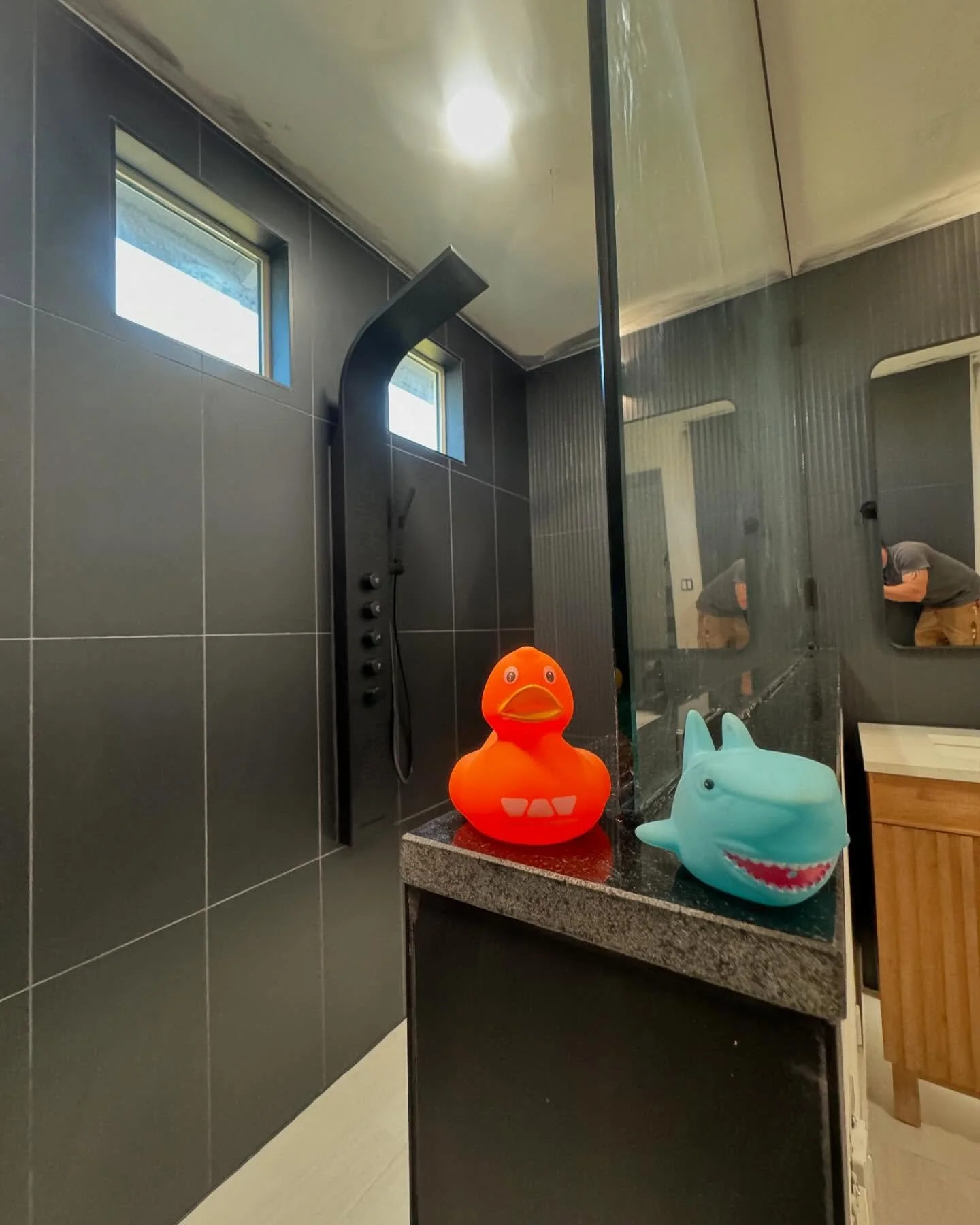 After and before&hellip; 
Schluter Systems Bathroom remodel 

#BattleBuildDesigns #SchluterSystems #TeamBuildOCR #IqPowertools #ToughBuilt #Truewerk