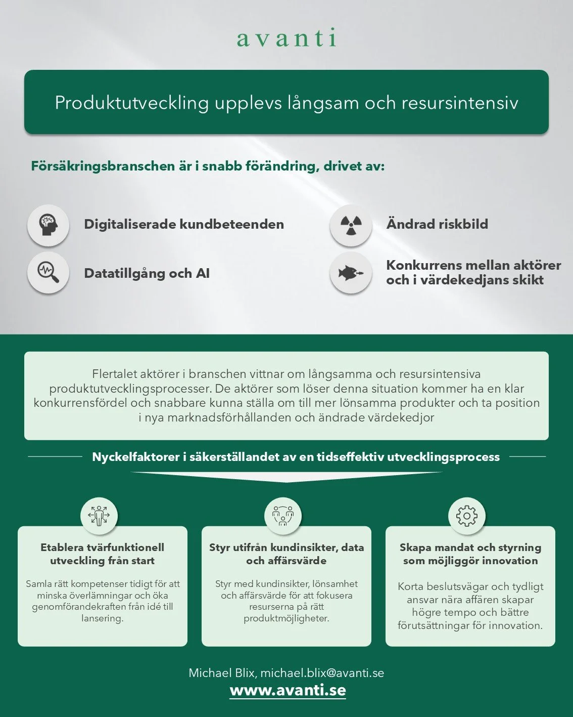 Product development as a strategic capability in insurance