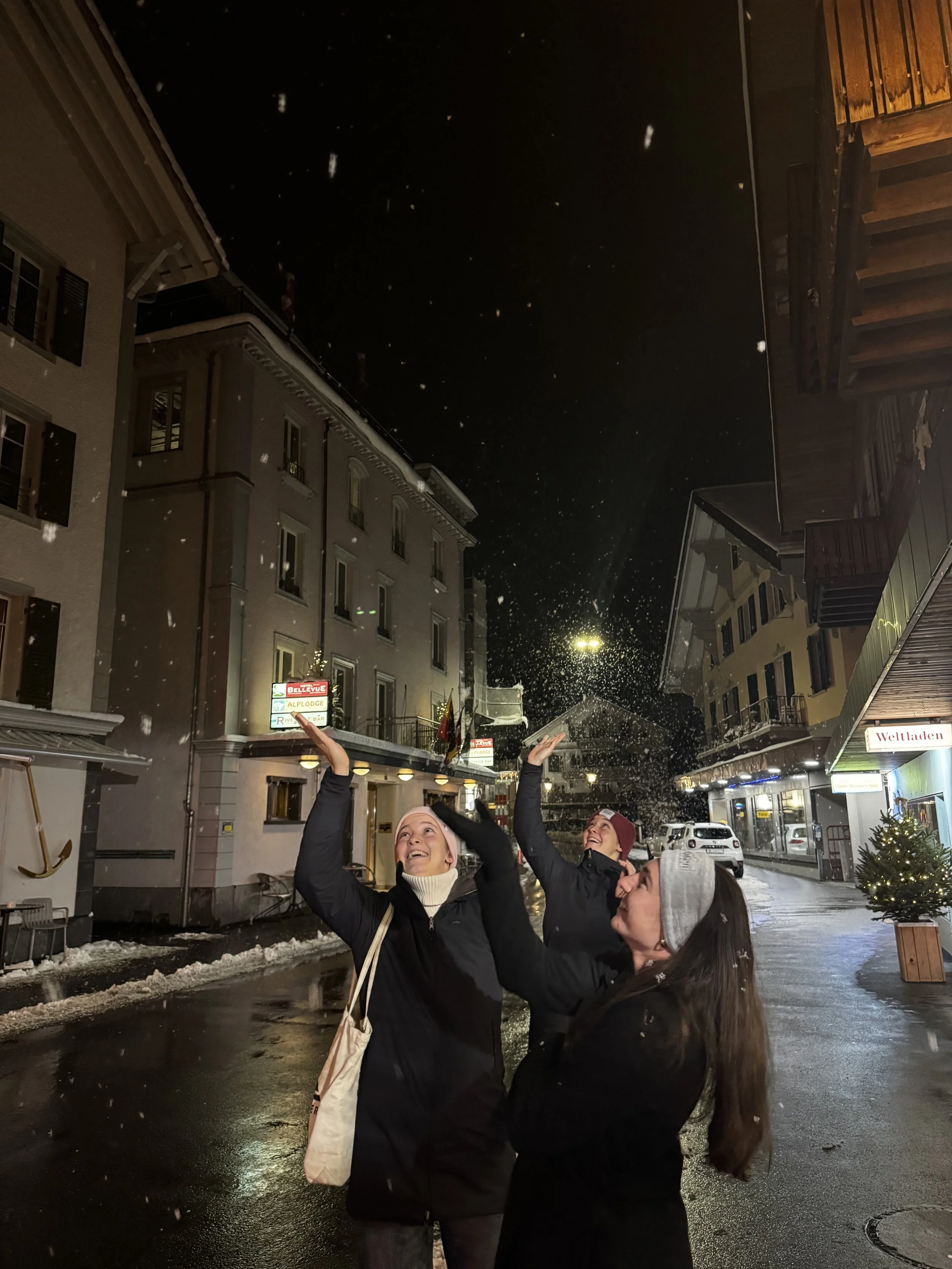 about snow on the beach