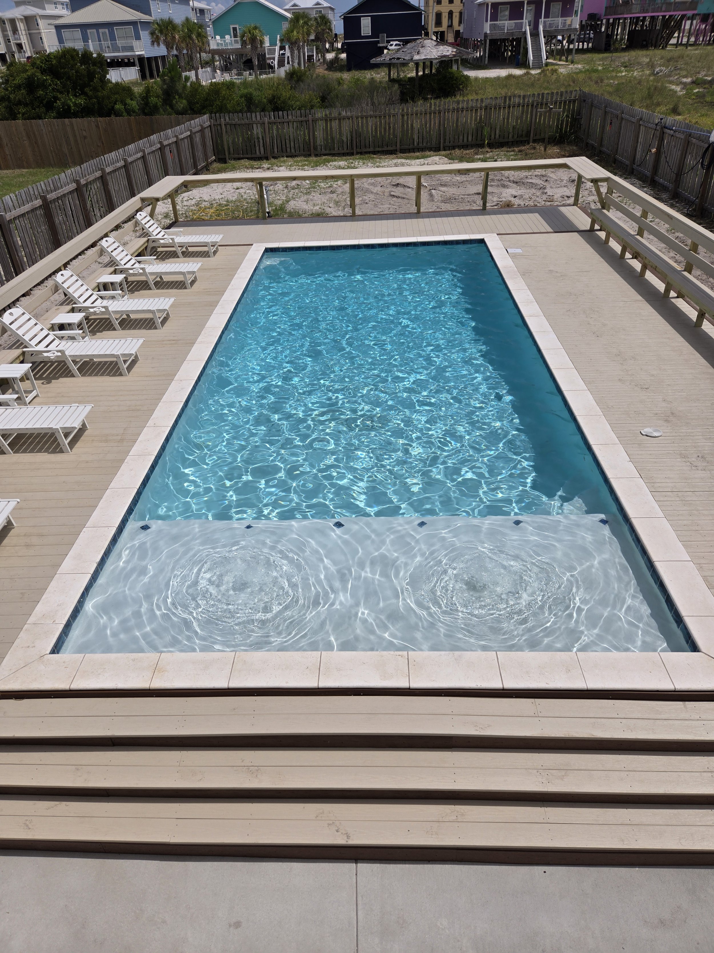 New completed in ground pool