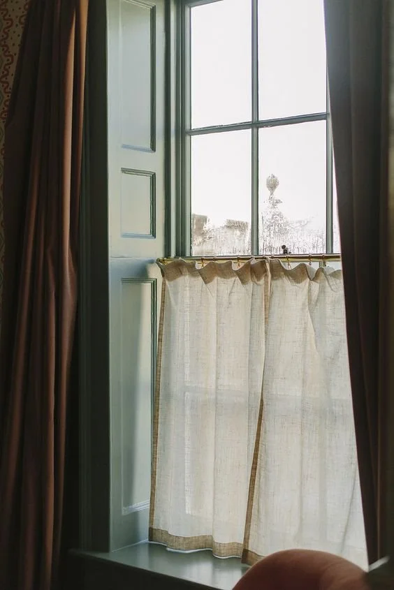 trends in home decor 2024 - chocolate brown curtains