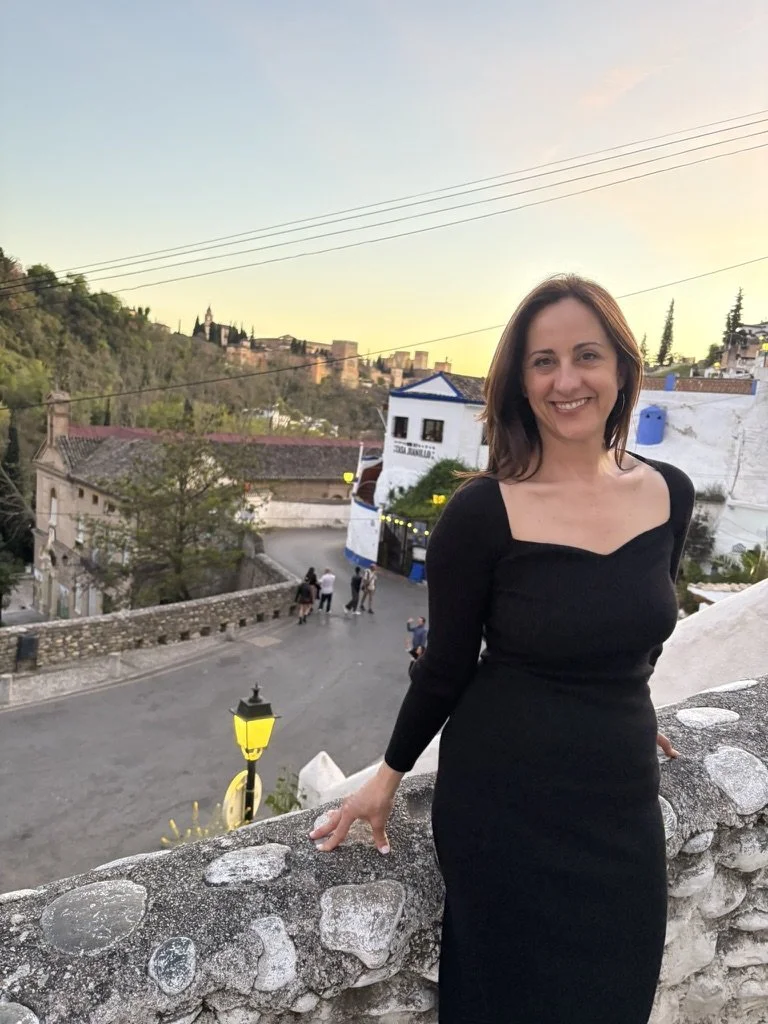 Outside the cave for our flamenco performance. 