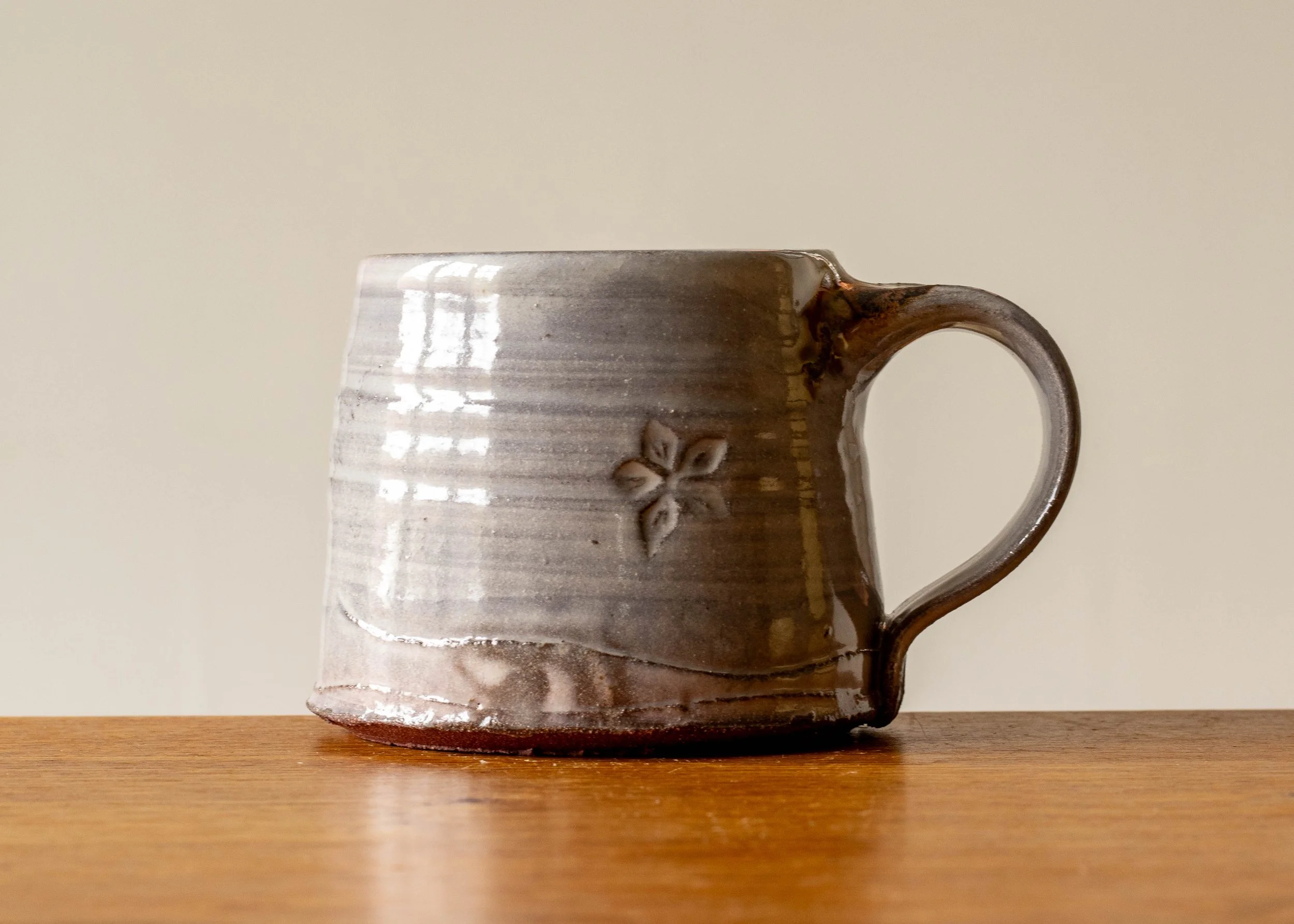 Handmade Japandi Style Coffee Cup, view 1.jpg