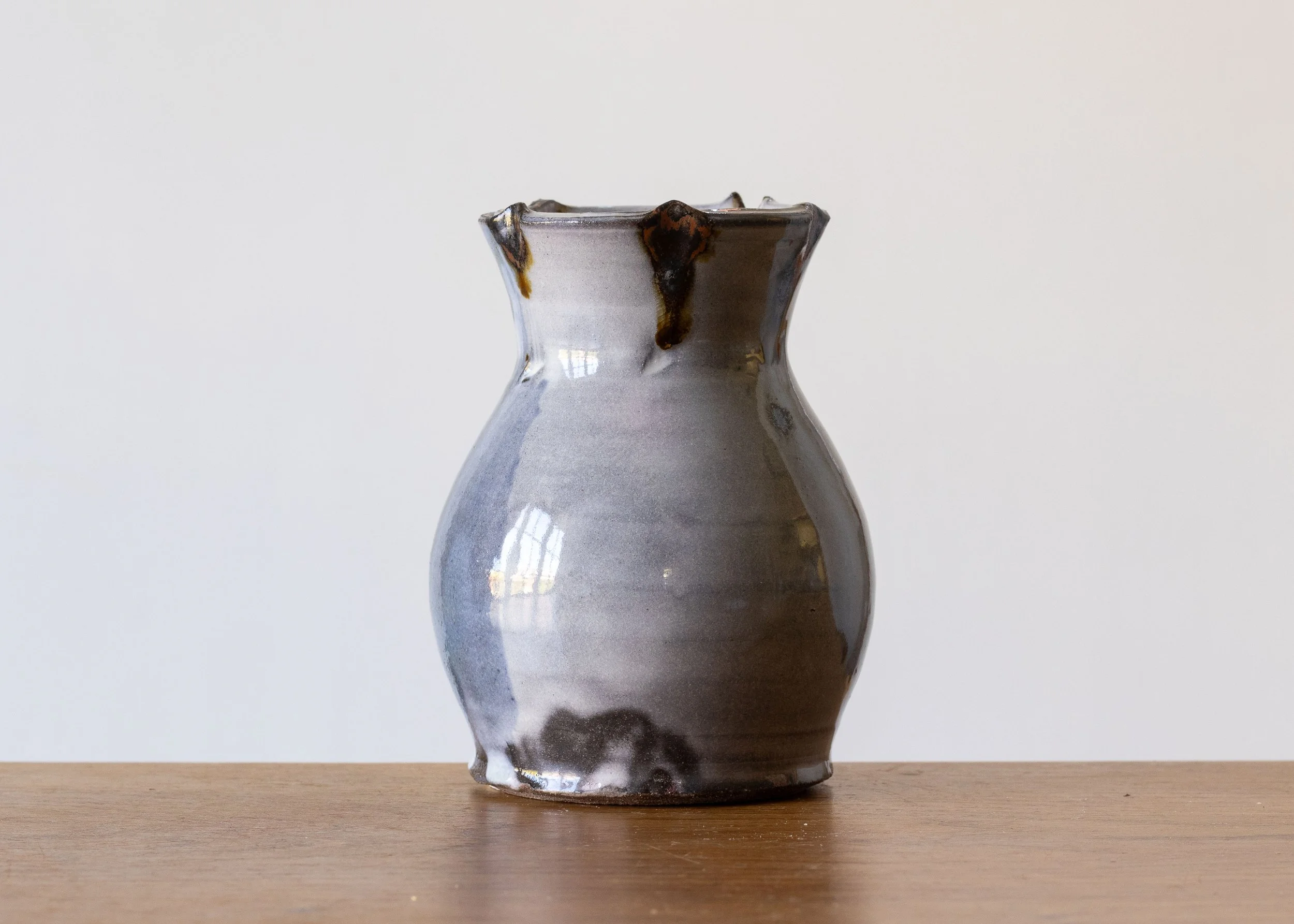 Bud Vase with Blue Brush Marks, view 4.jpg