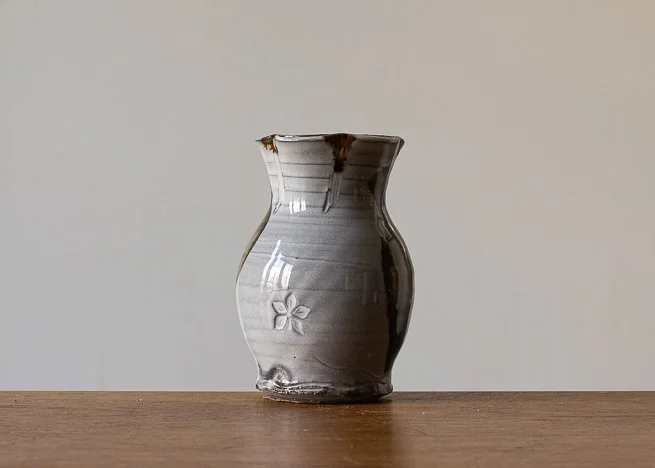 Bud Vase with Brown brush marks, view 2.jpg