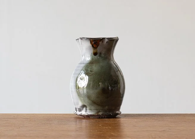 Bud Vase with Green brush marks, view 3.jpg