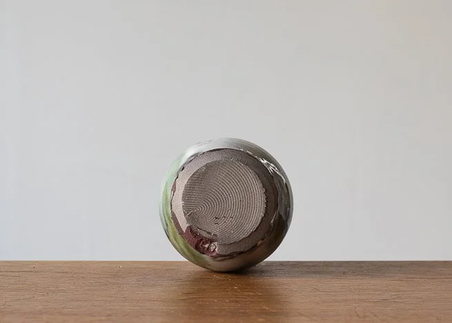 Bud Vase with Green brush marks #2, view 6.jpg
