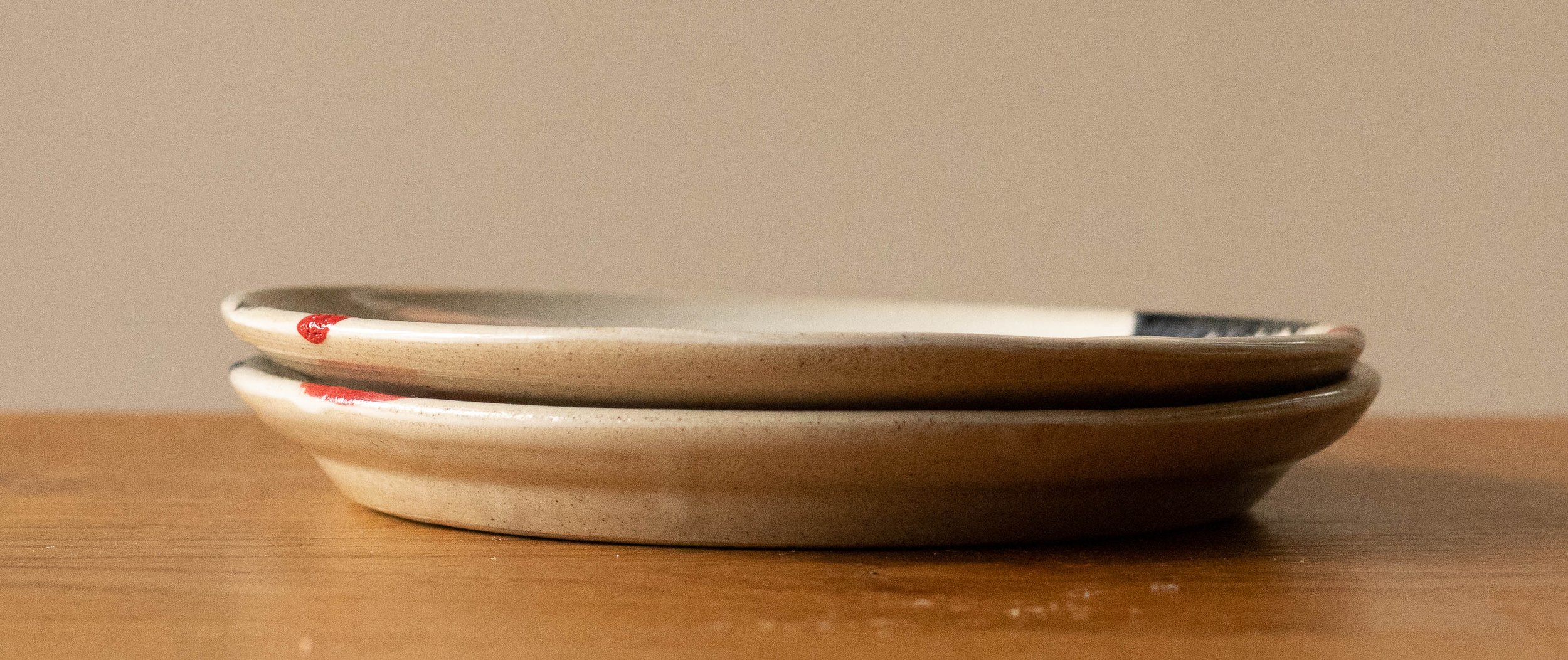 Two Contemporary Handmade Ceramic Side Plates 2.3.jpg