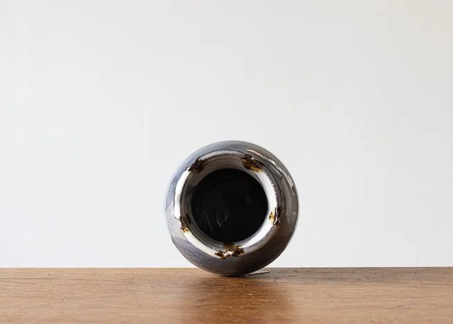 Bud Vase with Blue brush marks, view 5.jpg