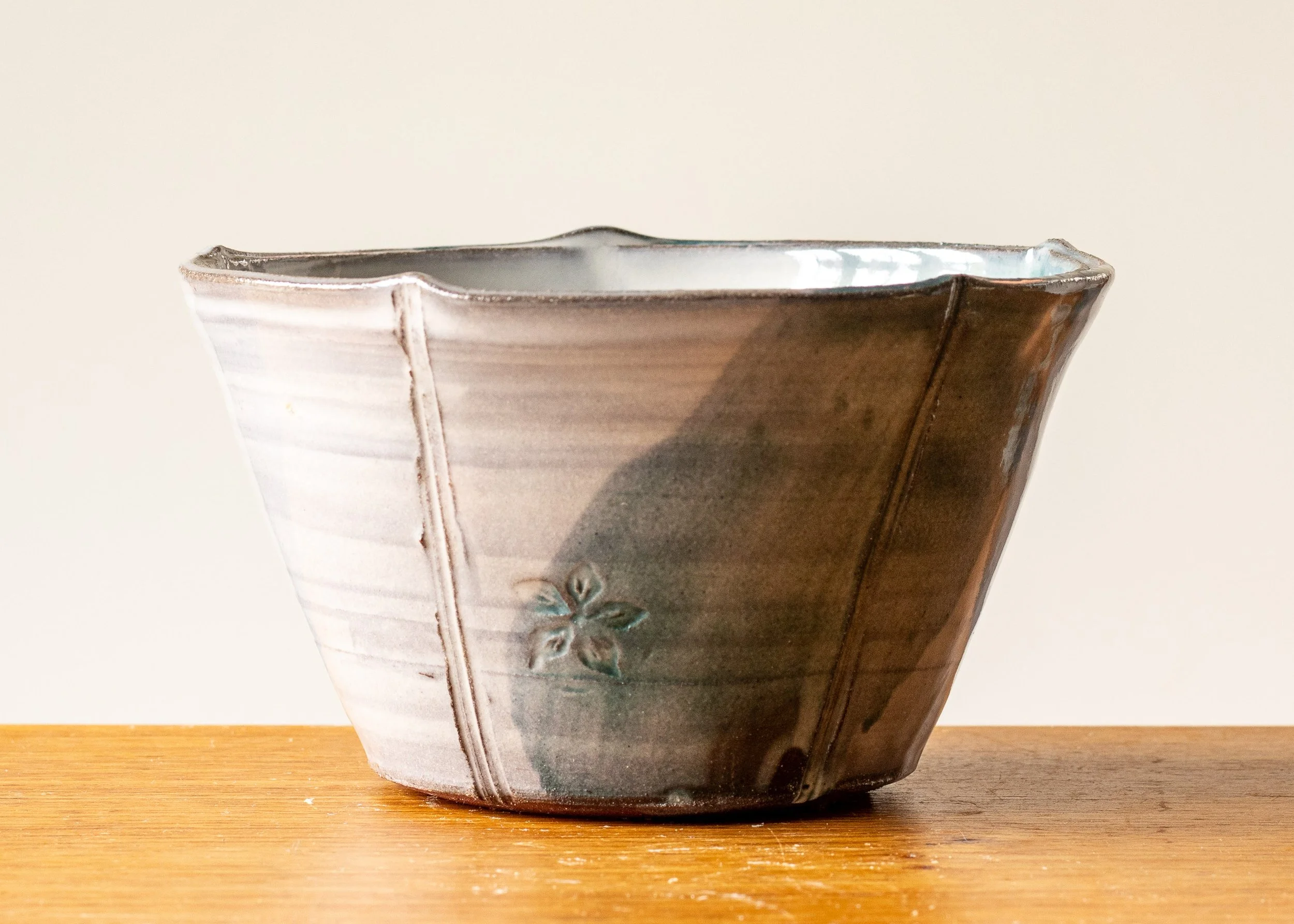 Small white bowl with green  brush marks, view 3.jpg