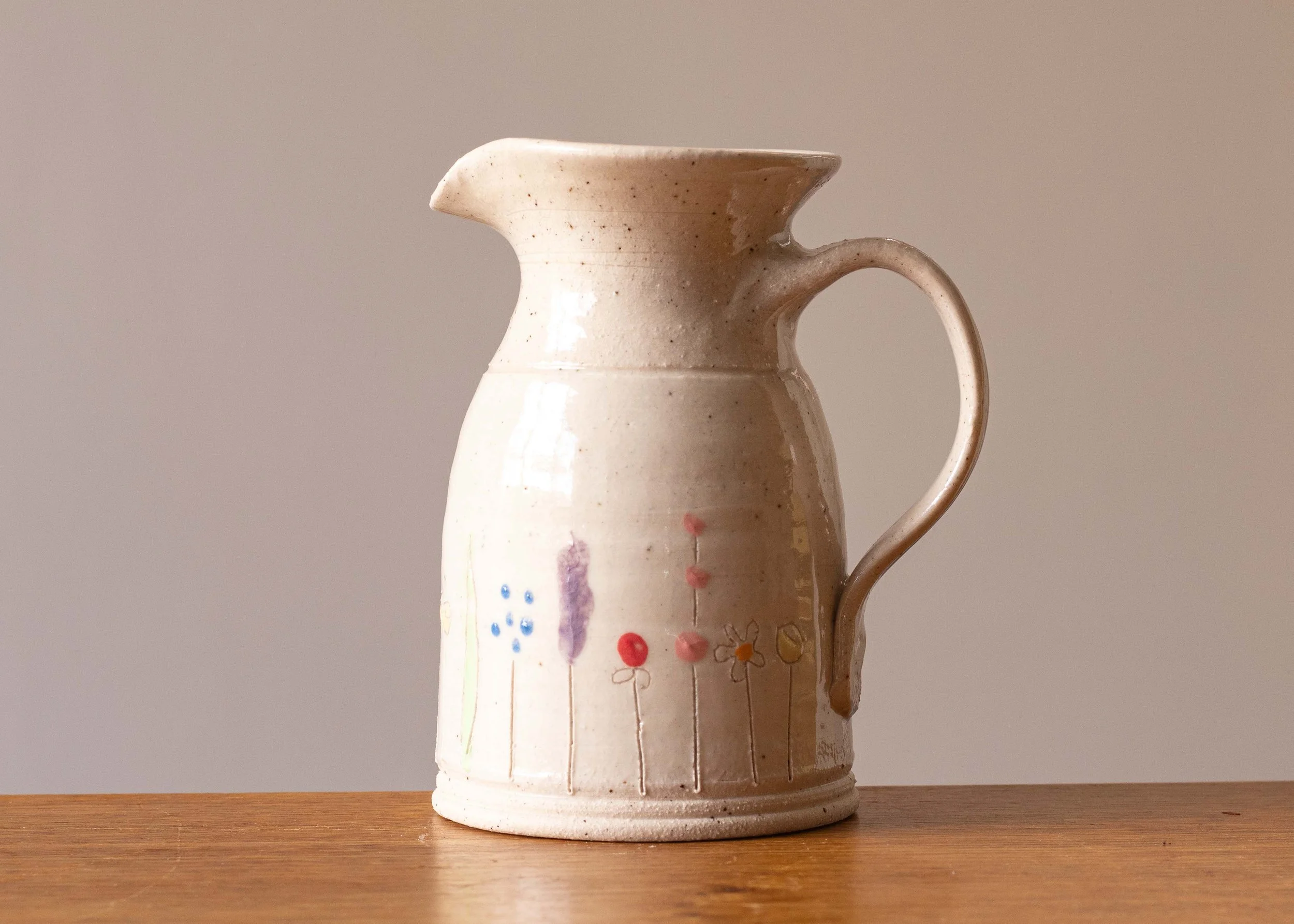 Midsummer Flowers Small Jug, view 1.jpg