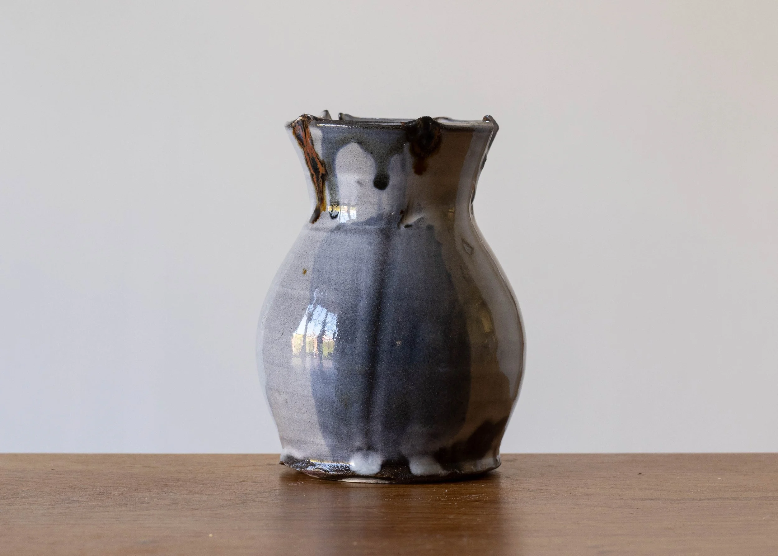 Bud Vase with Blue Brush Marks, view 1.jpg