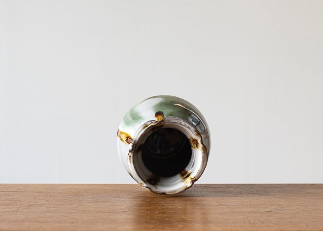 Bud Vase with Green brush marks #2, view 5.jpg