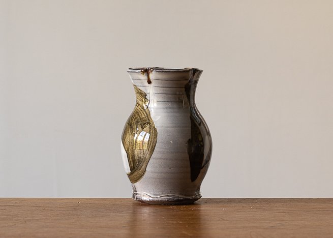 Bud Vase with Brown brush marks, view 4.jpg
