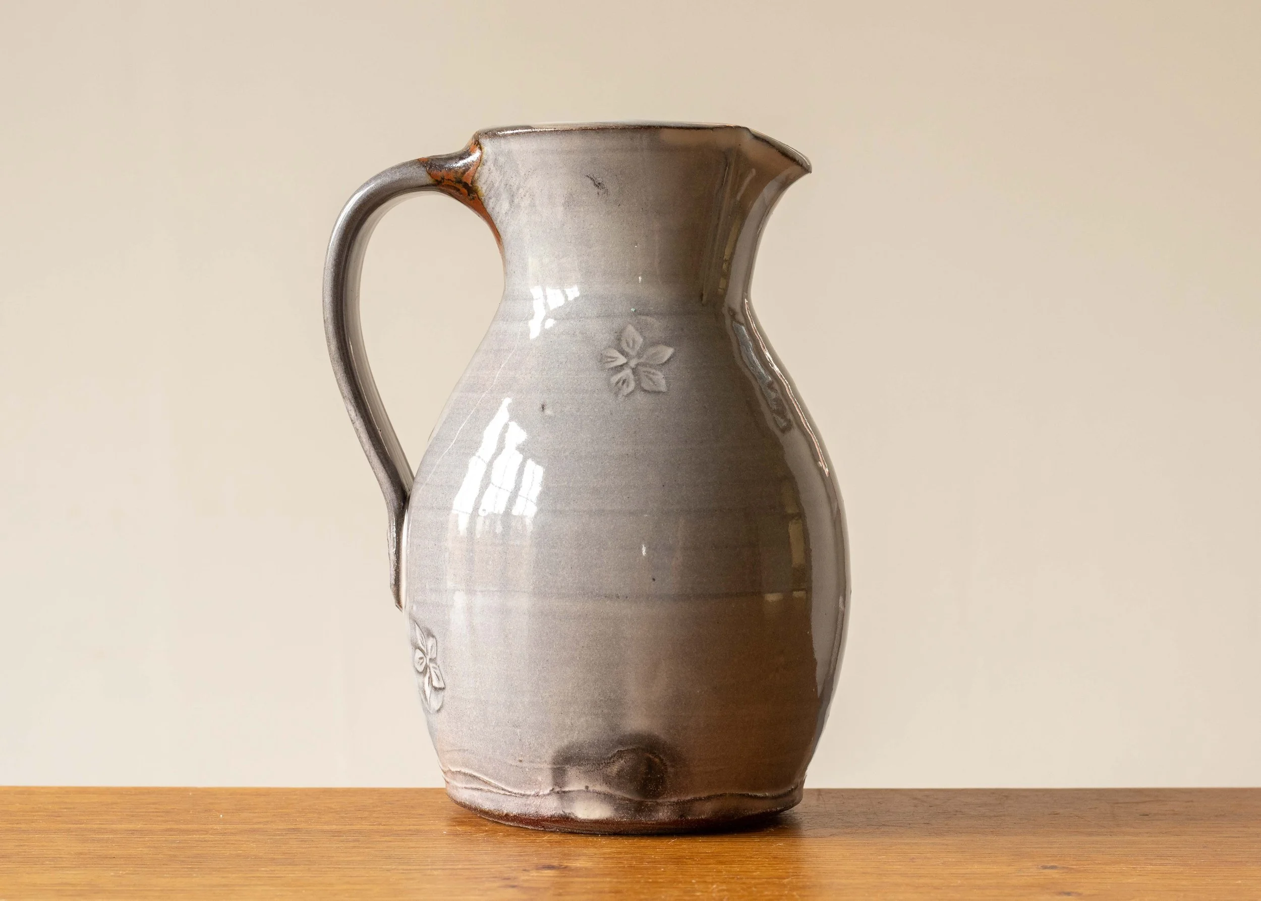 Small Handmade Japandi Style Jug #2, view 4.jpg
