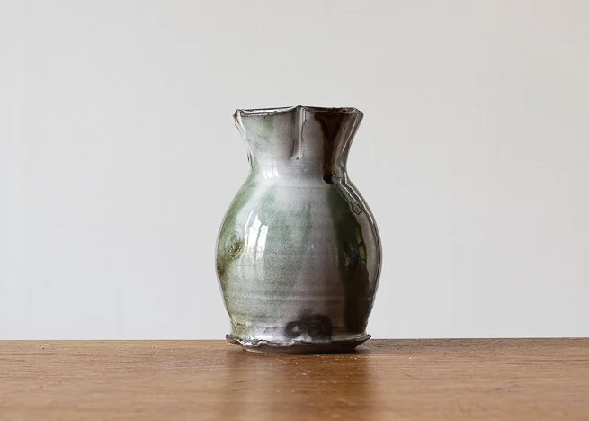 Bud Vase with Green brush marks, view 2.jpg