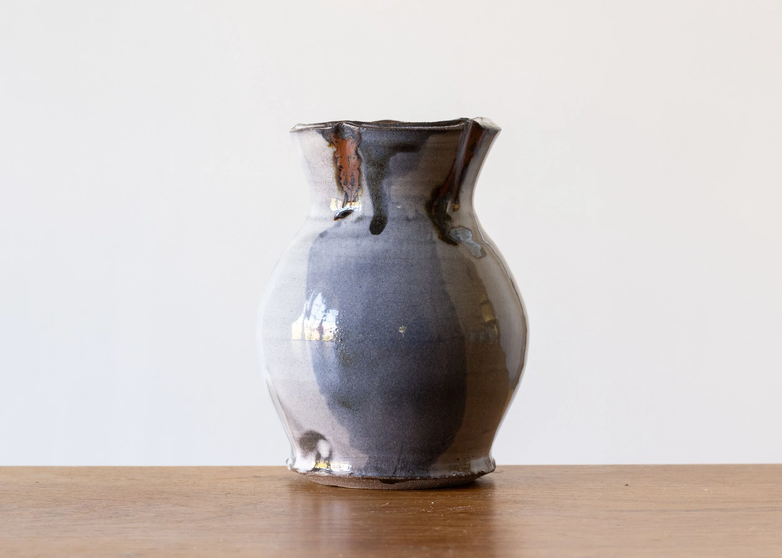 Bud Vase with Blue Brush Marks #2, view 3.jpg
