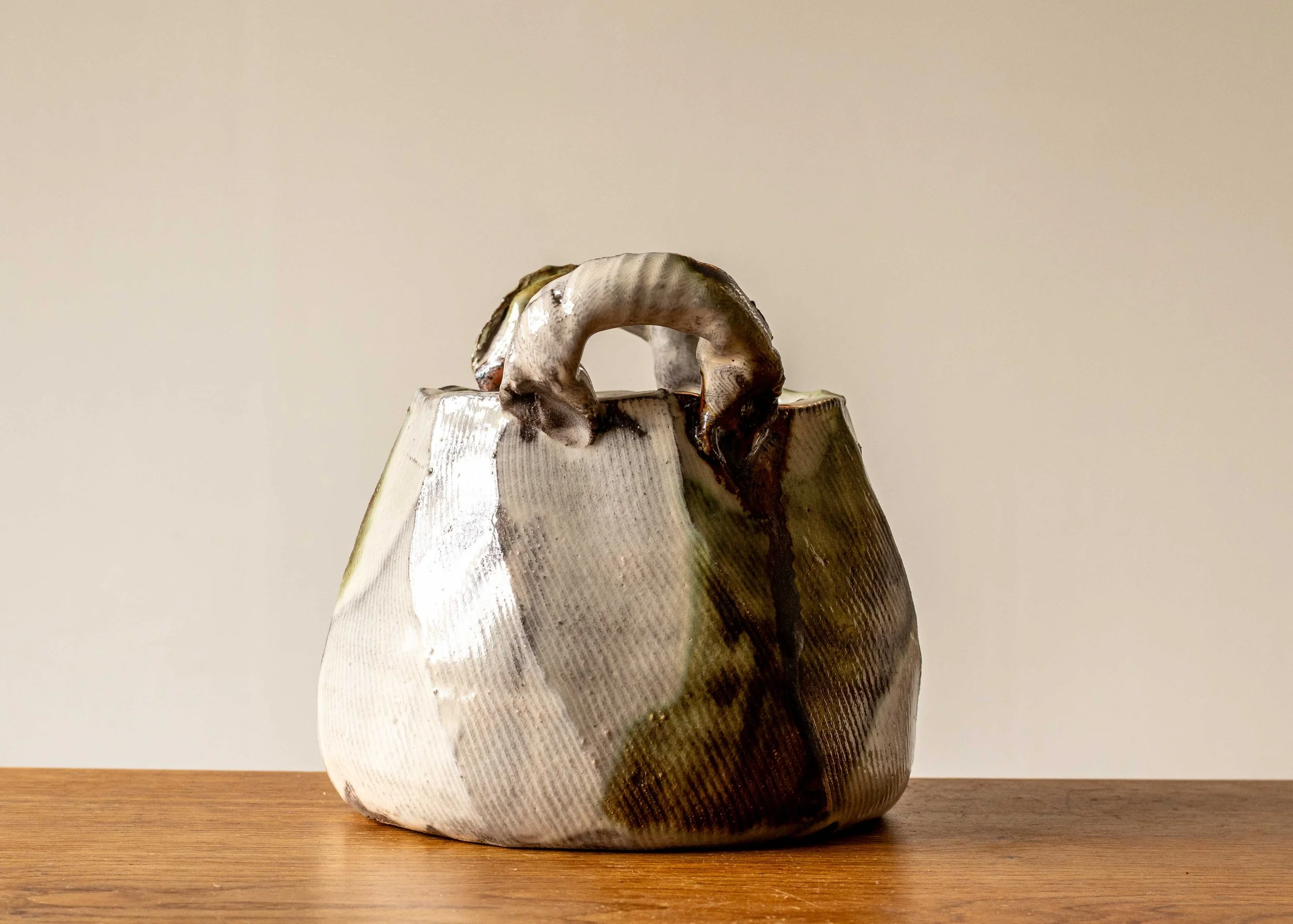 Handmade Japandi Style Faceted Basket #2 view 2.jpg