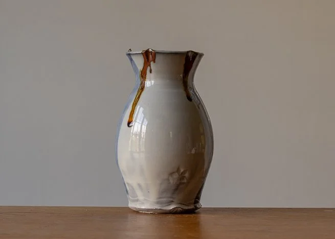 Medium vase with blue brush marks, view 4.jpg