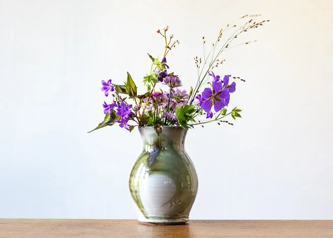 Medium Bud Base with Green Brush Marks, and Flowers.jpg