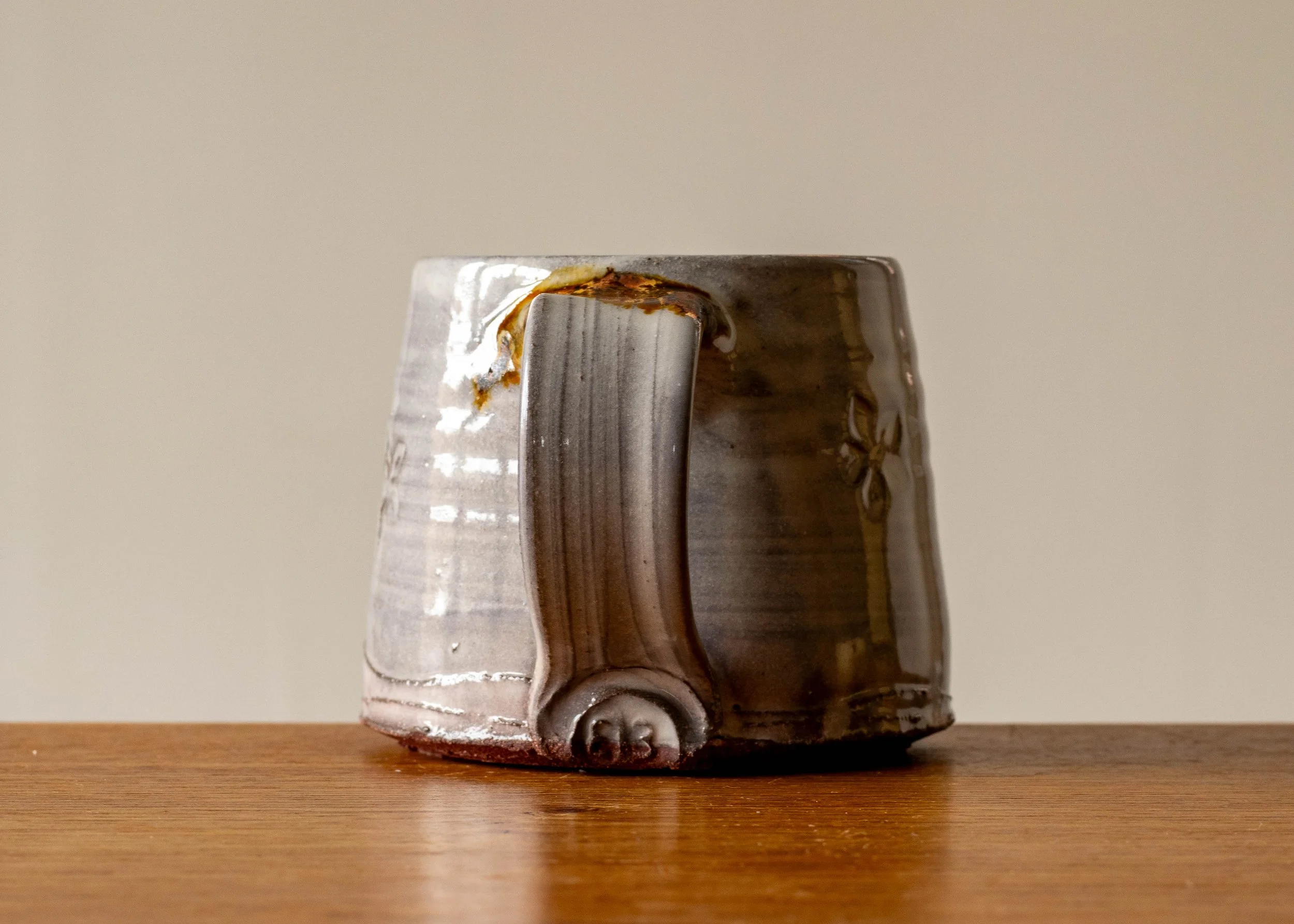 Handmade Japandi Style Coffee Cup, view 4.jpg