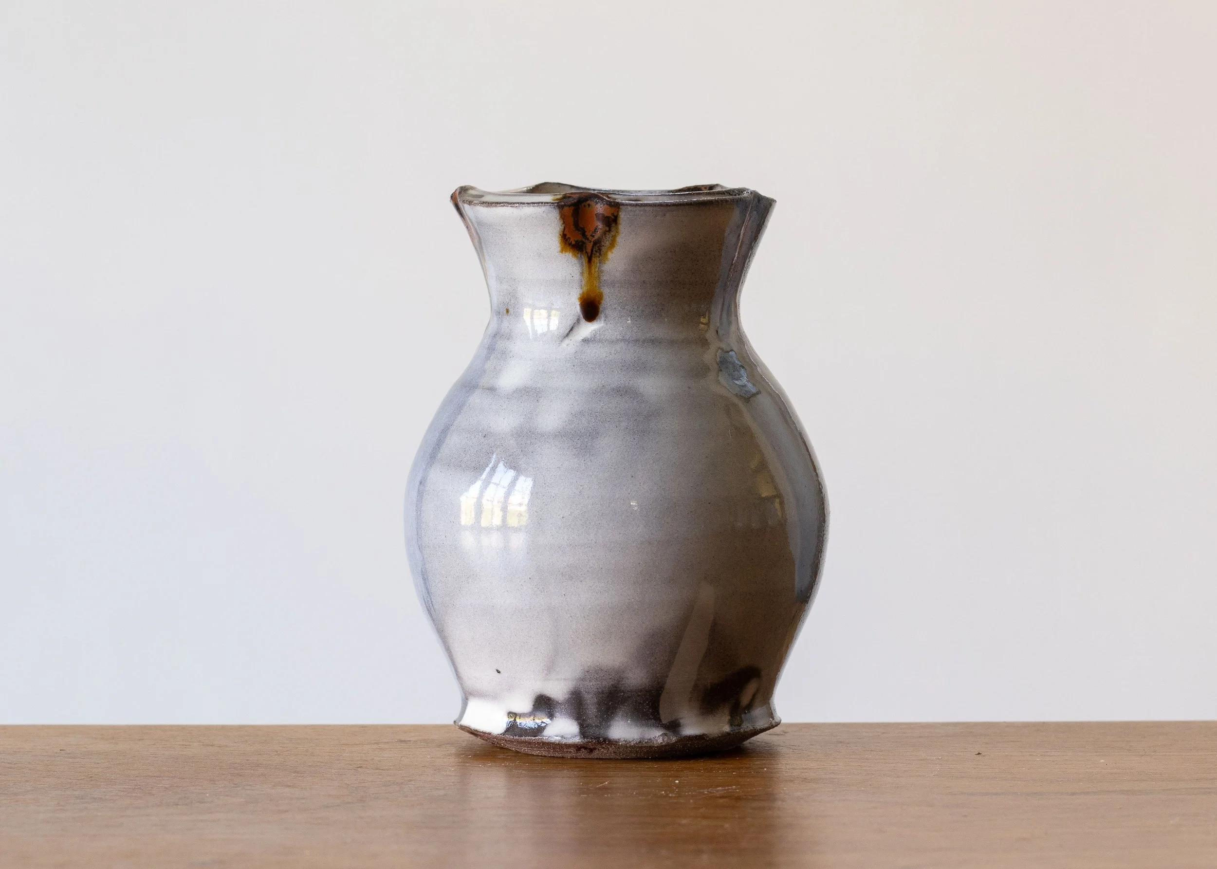 Bud Vase with Blue Brush Marks #2, view 4.jpg