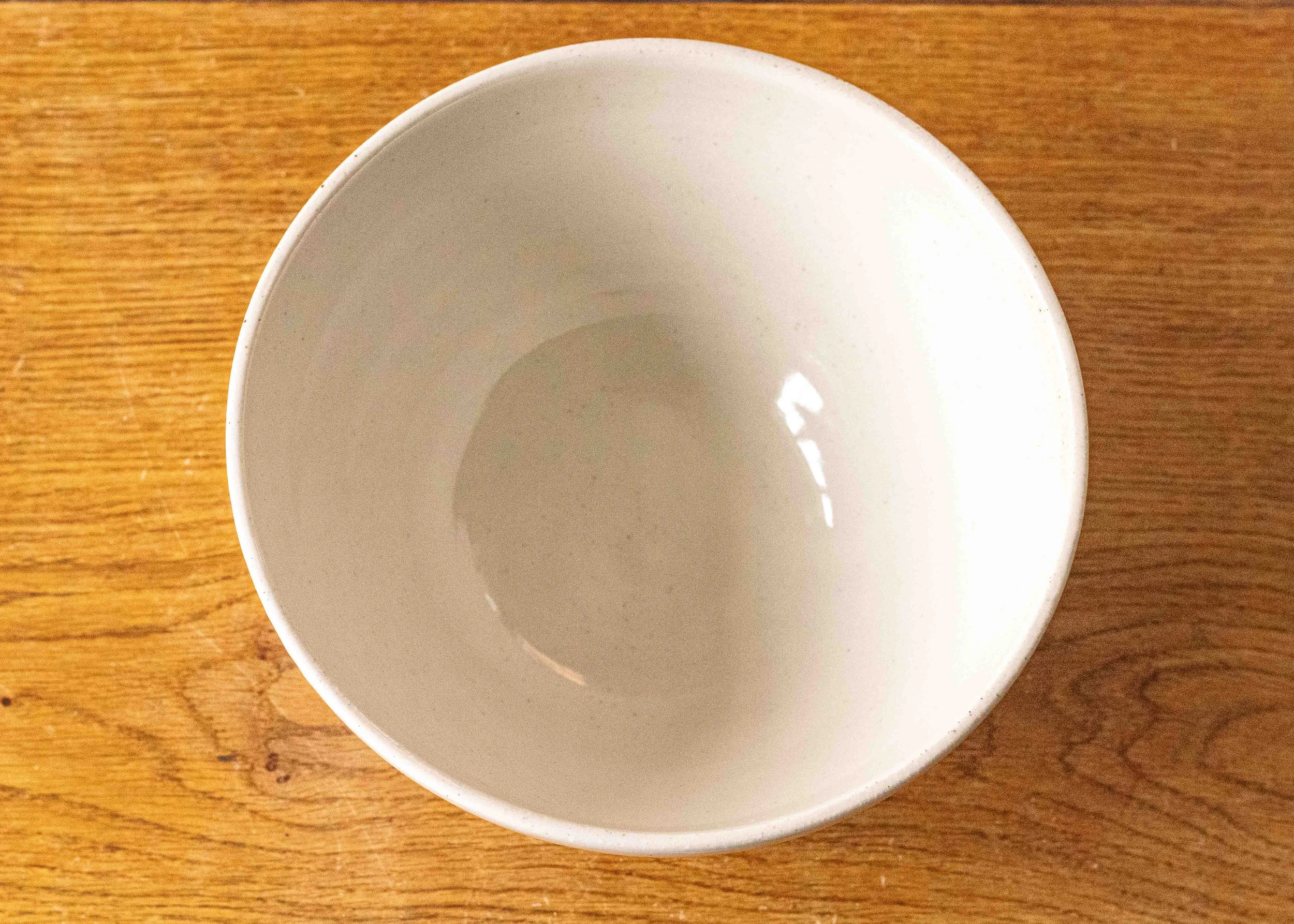 Large White Serving Bowl with Midsummer Flower Design, view 5.jpg