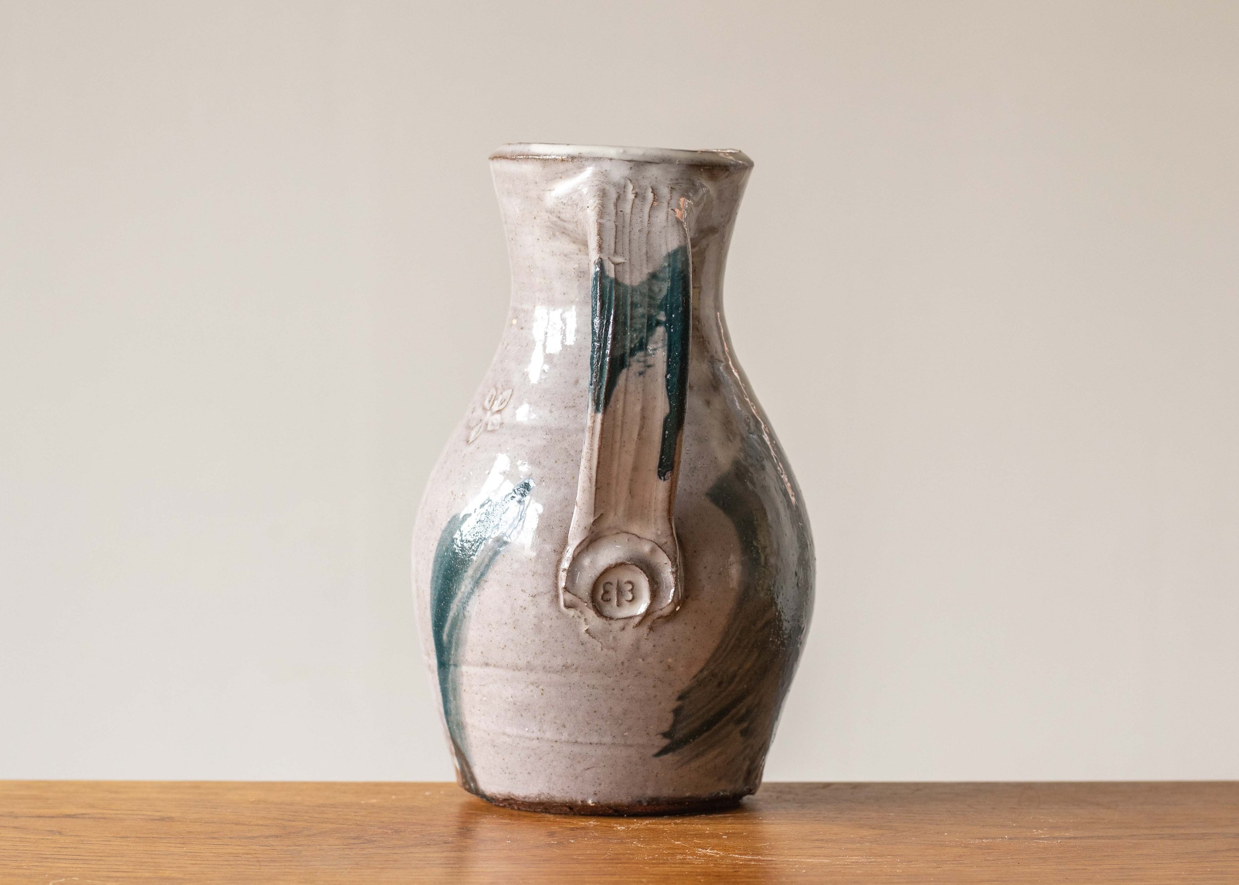 Medium Jug with Blue Decoration, My Clay, view 4.jpg