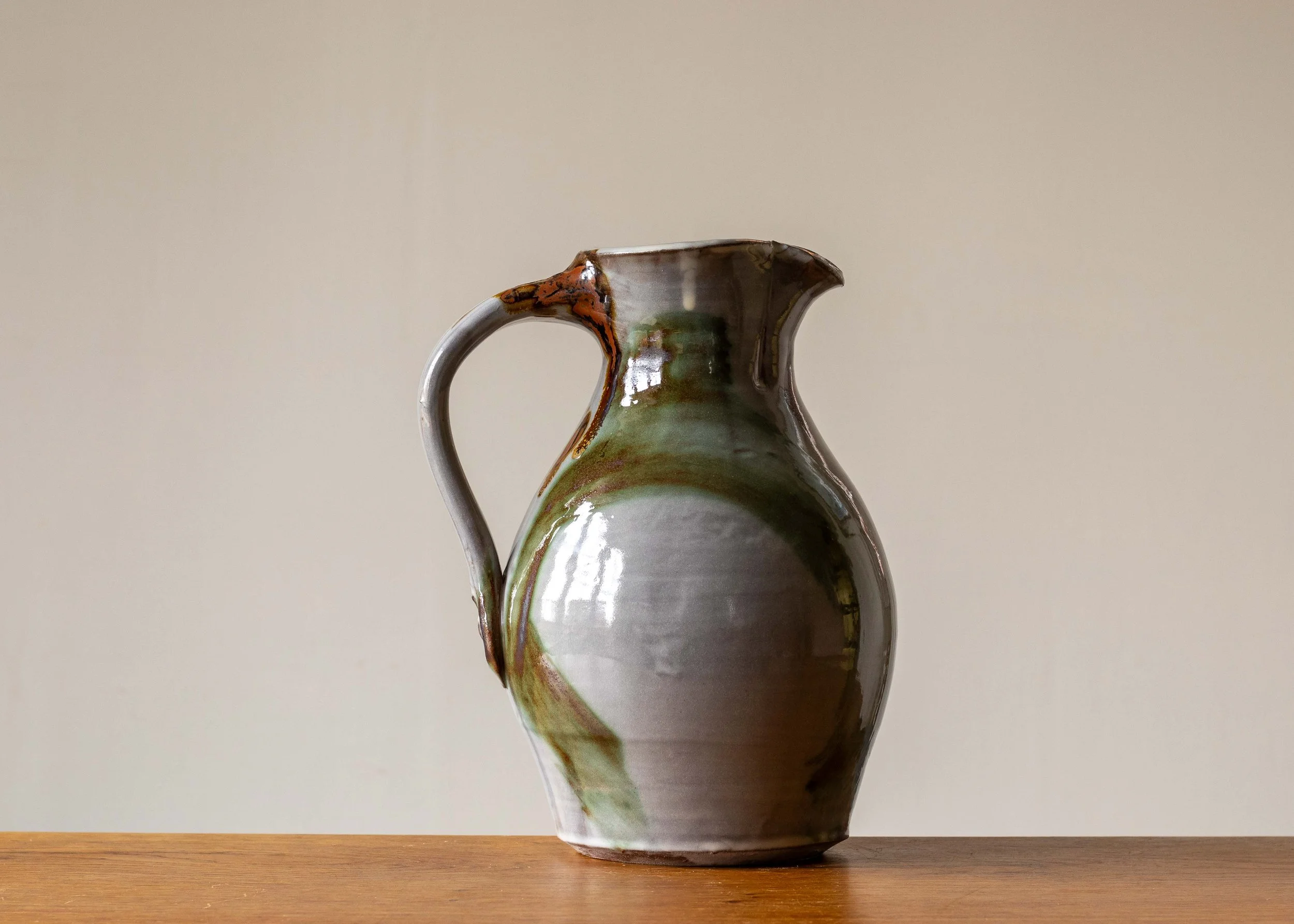 Large Jug with Green Decoration, view 3.jpg