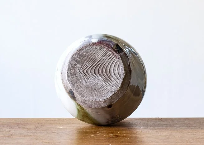 Medium Bud Base with Green Brush Marks, side 6.jpg