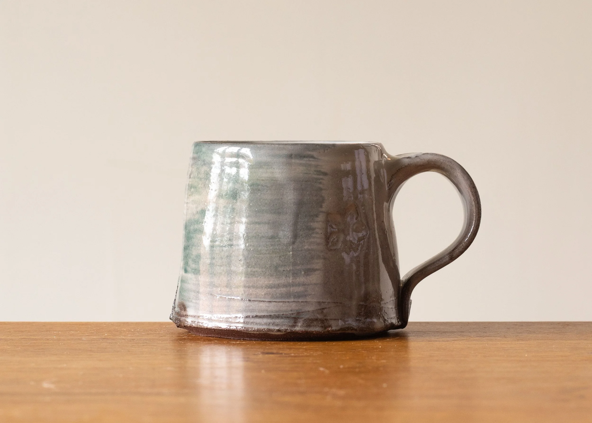 Coffee Cup with Turquoise Decoration, view 1.jpg