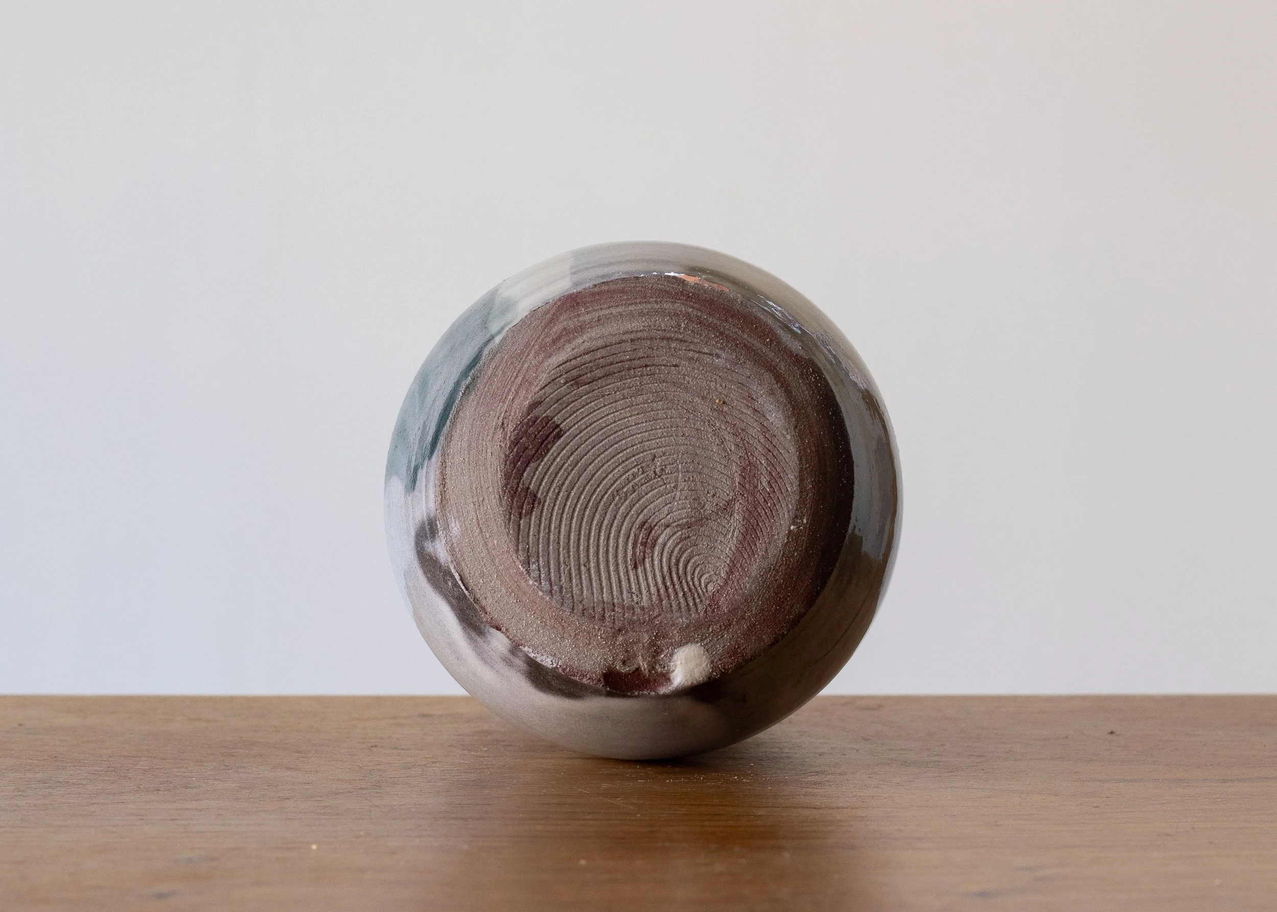 Bud Vase with Turquoise Brush Marks, view 5.jpg