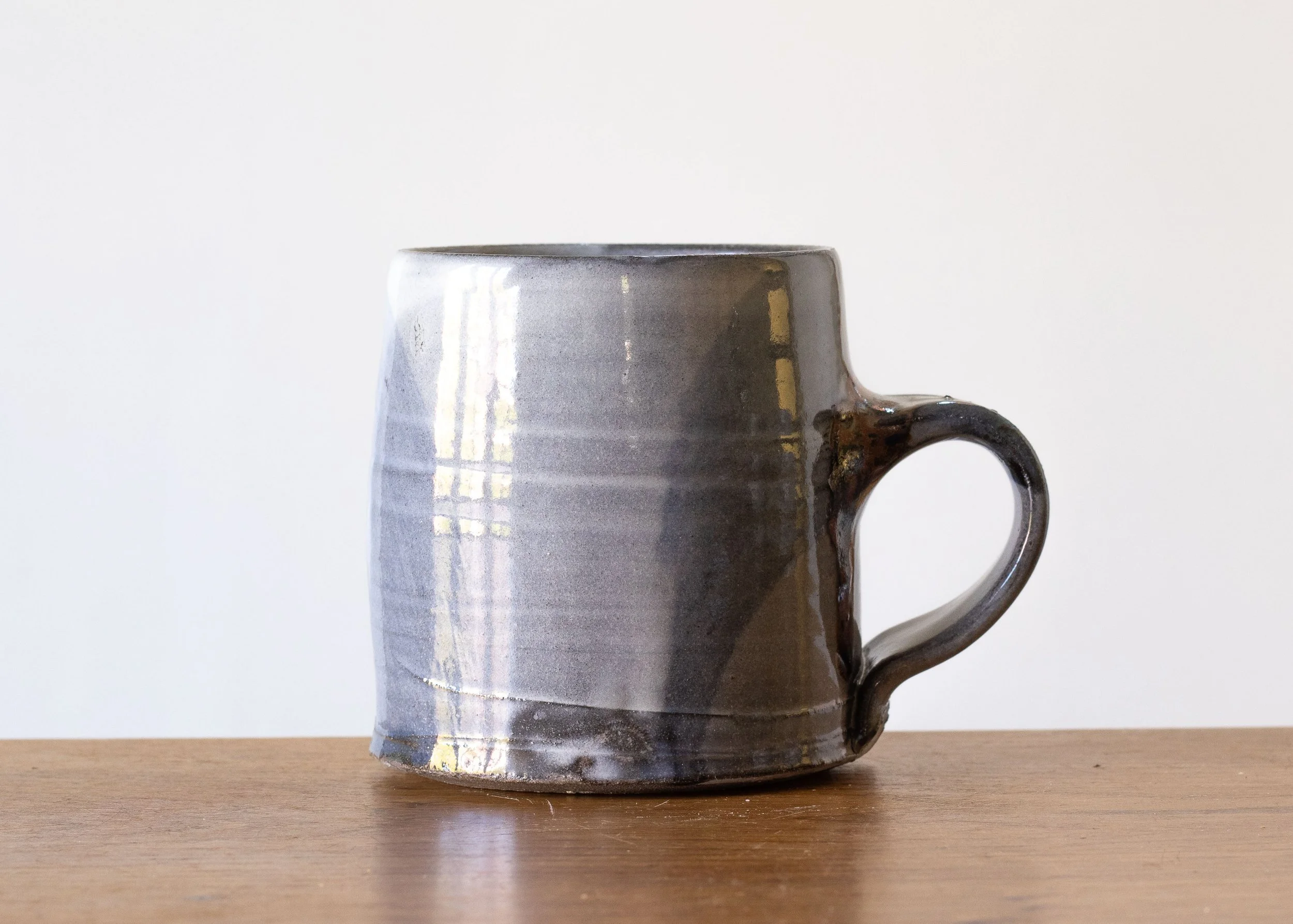 Mug with Indigo Brush Marks 1.15, view 1.jpg