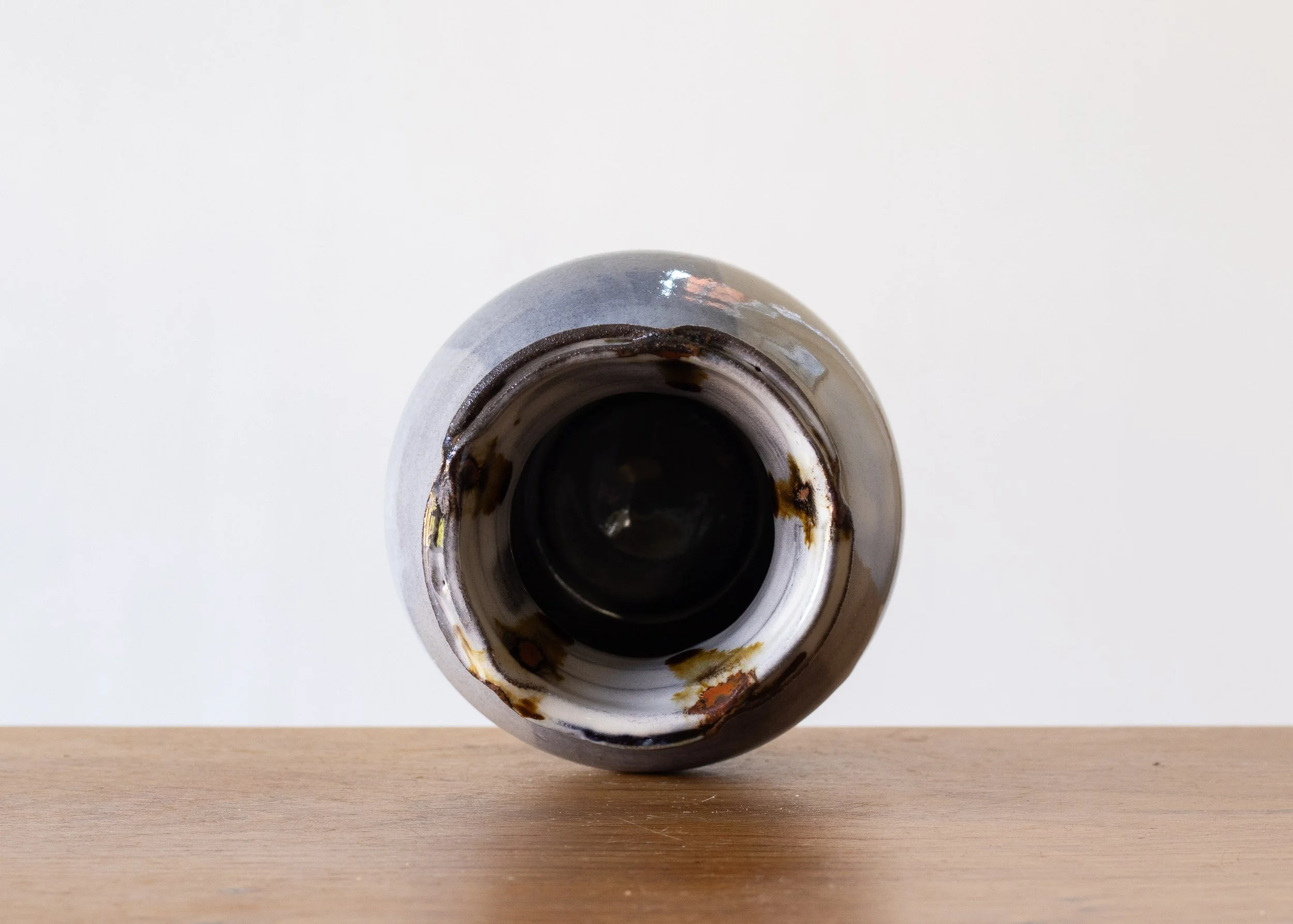 Bud Vase with Blue Brush Marks #2, view 6.jpg