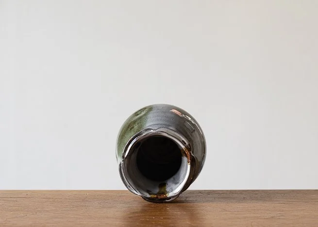 Bud Vase with Green brush marks, view 5.jpg
