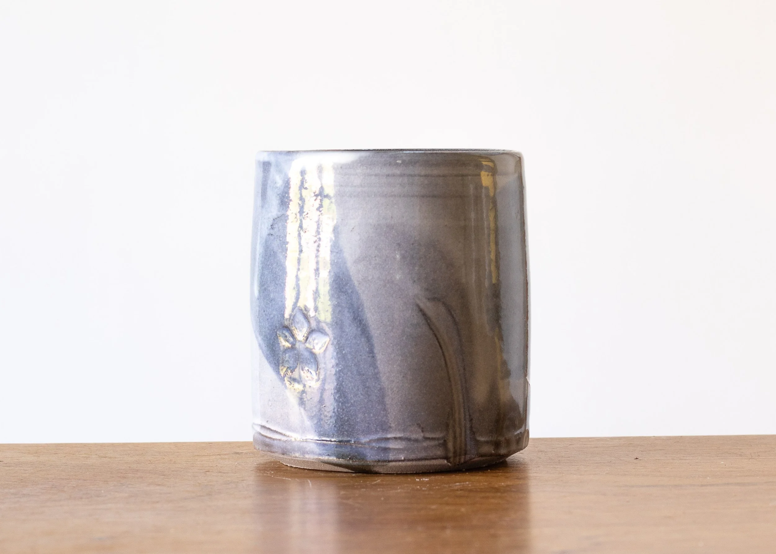 Mug with Indigo Brush Marks 1.16, view 2.jpg