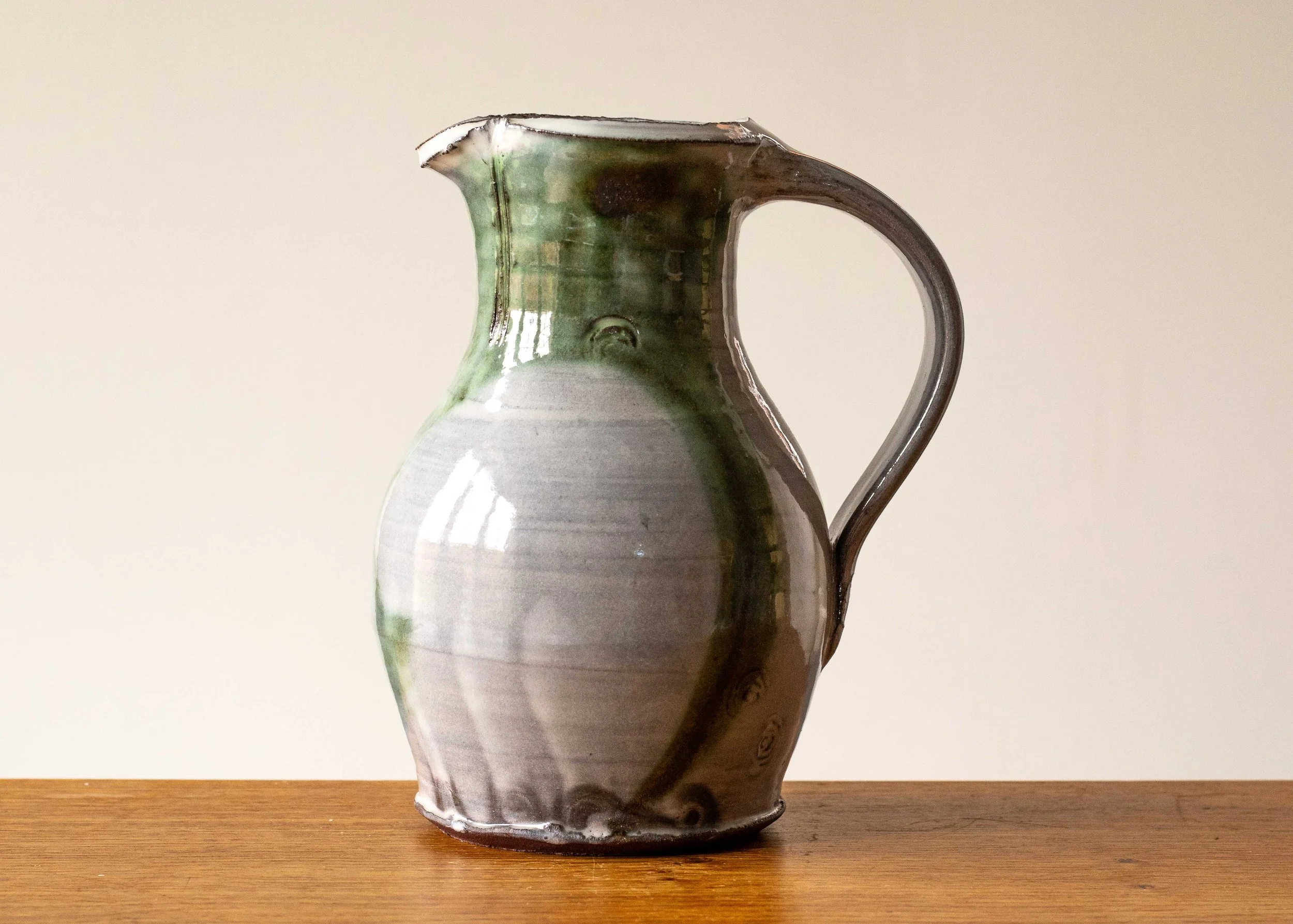 Medium Handmade Pottery Jug, New Work 2025, view 1.jpg