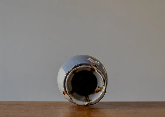 Medium vase with blue brush marks, view 5.jpg