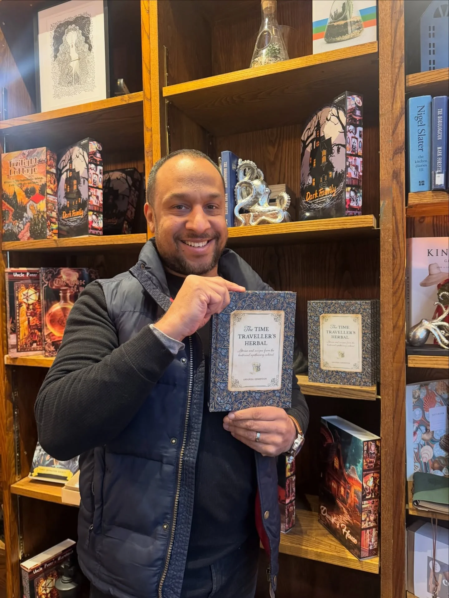 Last posting day is done&hellip;but it&rsquo;s not too late to get your signed copy of The Time Traveller&rsquo;s Herbal ( my first book😊published by the lovely folk at @verbena_books @dandcbooks ) BECAUSE there are some truly magical small independ