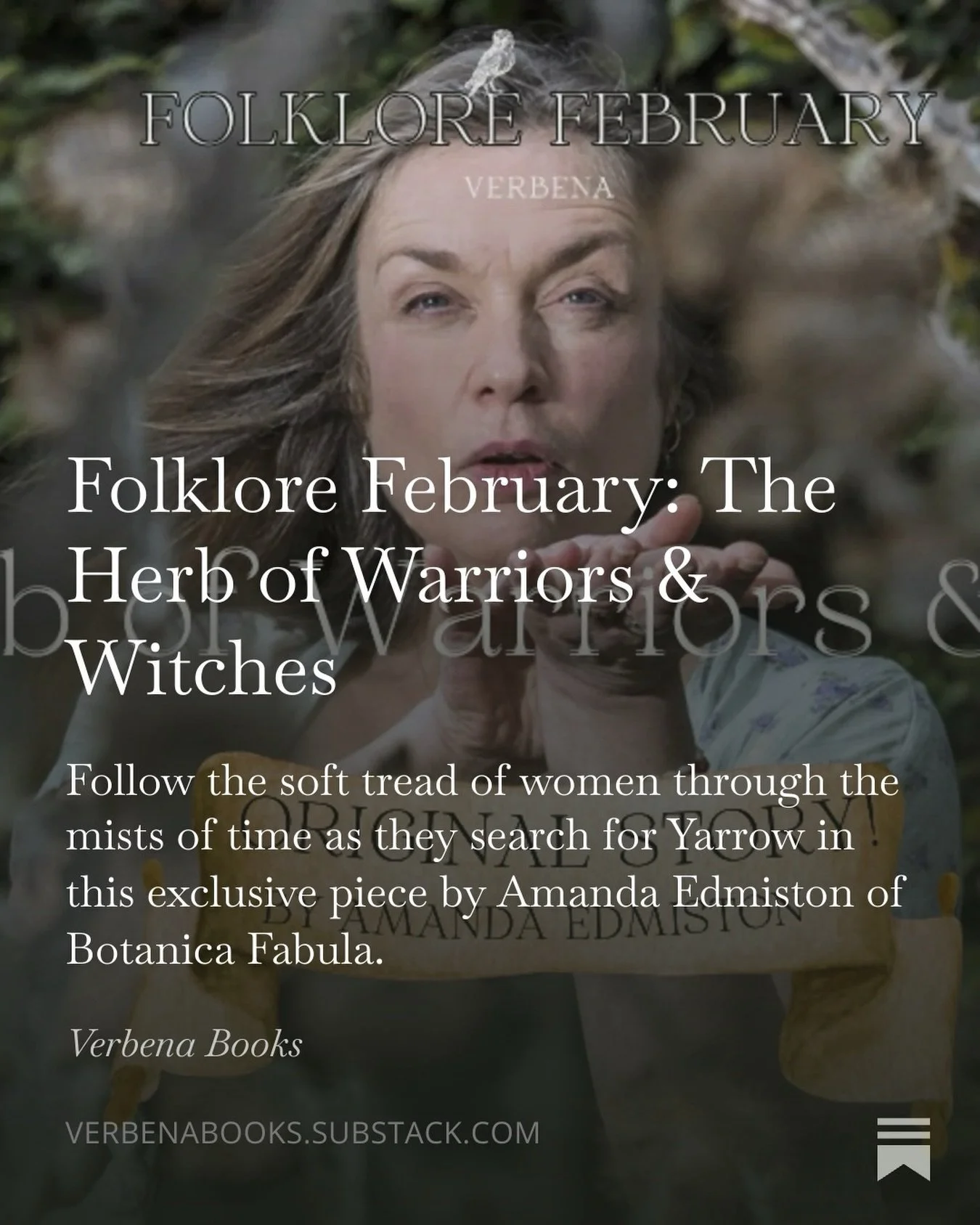 Catch the whispers of a hidden story&hellip;

A new chapter from The Time Traveller&rsquo;s Herbal over on Substack with my lovely publishers @verbena_books 

Witches, Warriors and Yarrow

Links in the bio obvs 🥰💚🌱✨

#collectedcuriosities #timetra