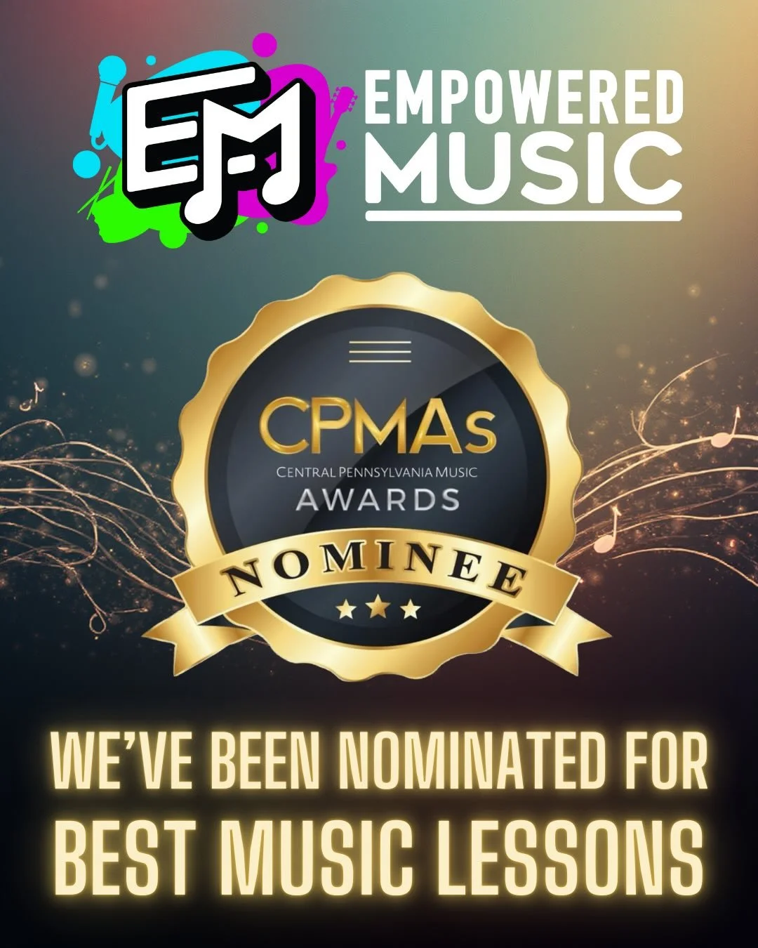 Congratulations to all the nominees by @cpmhof We&rsquo;re honored to be recognized. If you want to take part in the voting for this year&rsquo;s Central PA Music Awards, visit @cpmhof for the link. Voting begins at 5pm 1/9